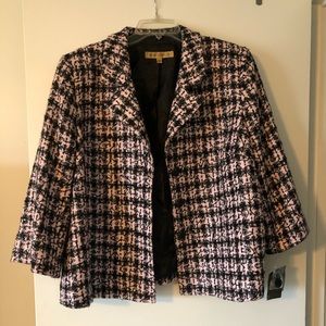 Black and pink Tweed